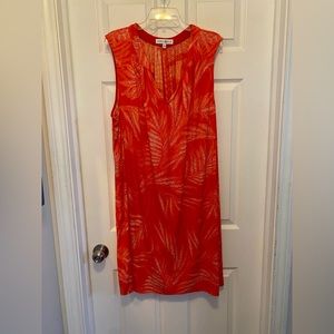Tropical inspired shift dress